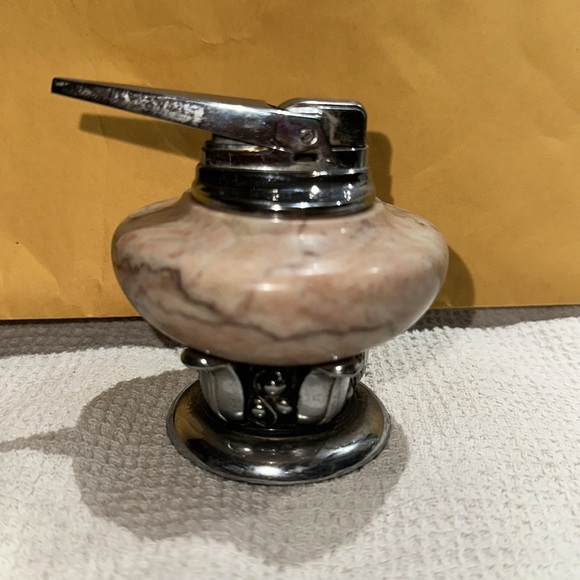 RONSON Marble & Chrome Table Light MCM - Picture 3 of 7